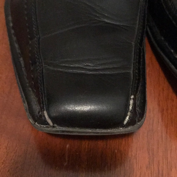 Black leather boots - Picture 3 of 4